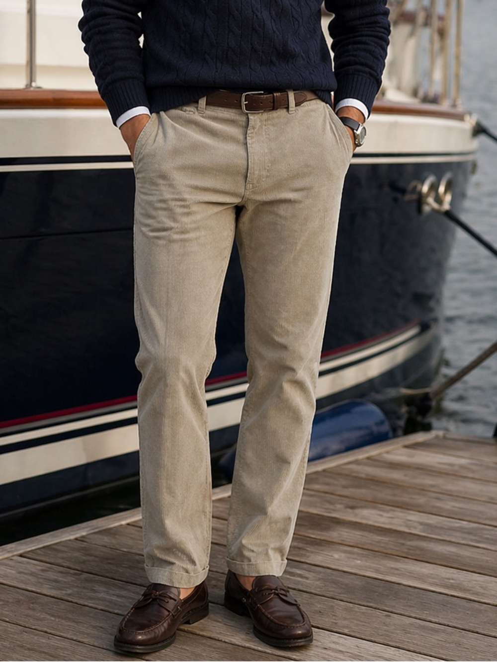 Men’s Tommy Hilfiger Tan Corduroy Pants size 32x32